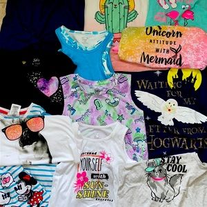 GIRLS CLOTHING BUNDLE!!! 12 SHIRTS!!!